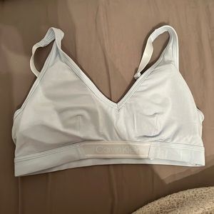 Light blue Calvin Klein bra